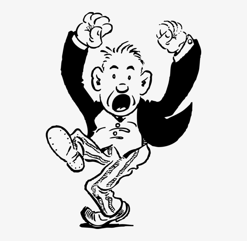 Vector Free Stock Collection Of Person Cartoon - Angry Man Clipart, transparent png download