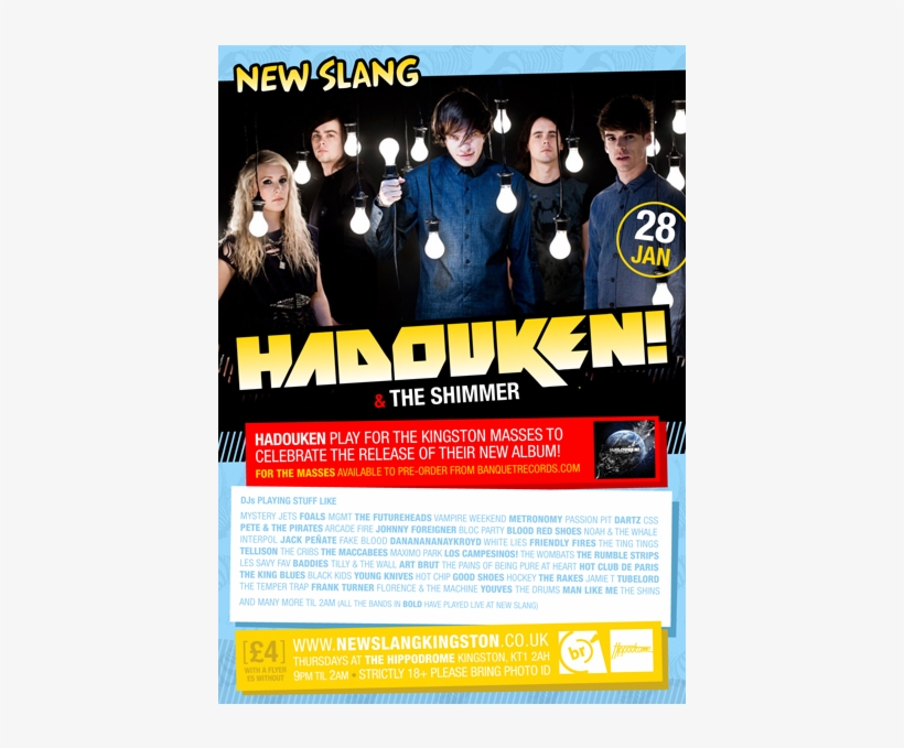 Nshadouken10 - Hadouken Turn The Lights Out, transparent png download