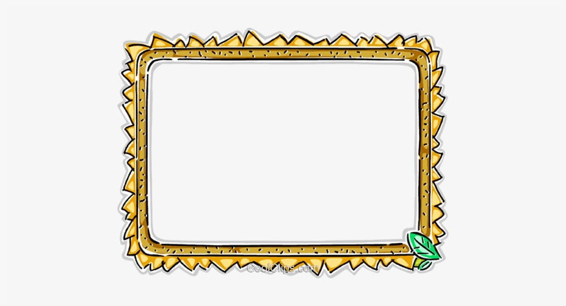 Decorative Frame Royalty Free Vector Clip Art Illustration - Picture Frame, transparent png download