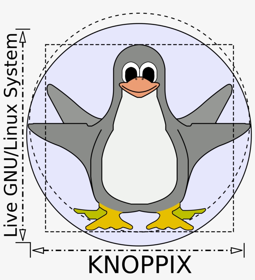 Knoppix Linux Logo, transparent png download