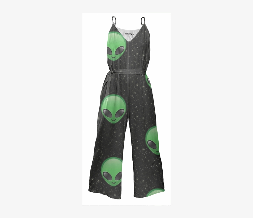 Shop Alien Emoji Jumpsuit Tie Waist Jumpsuit By Gossiprag - Louis Vuitton Jumper, transparent png download