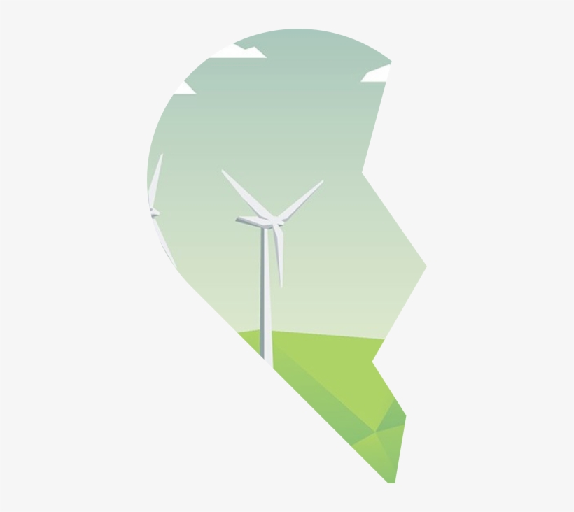 Vector - Wind Turbine, transparent png download