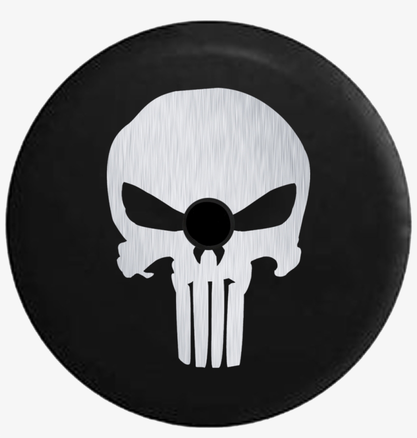 Jeep Wrangler Jl Backup Camera Day Vintage American - Punisher Skull Gold And Black, transparent png download