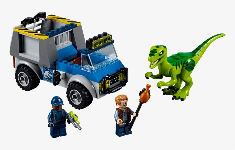 Lego Jurassic World 10757 Juniors Raptor Rescue Truck - Jurassic World Lego 10757, transparent png download