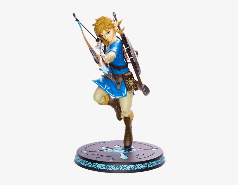 The Legend Of Zelda Breath Of The Wild Pvc Statue Link - Breath Of The Wild Statue, transparent png download
