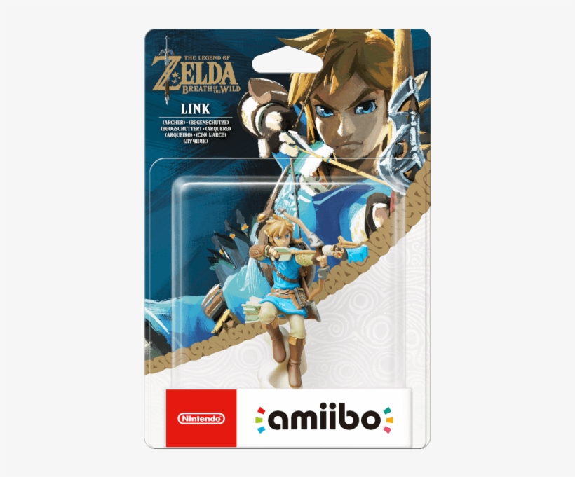 Link Amiibo (the Legend Of Zelda - Legend Of Zelda Breath Of The Wild Link Amiibo, transparent png download