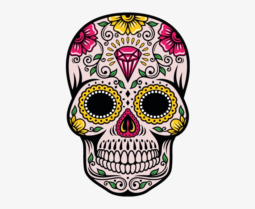 Day Of The Dead History - Calavera Dia De Muertos, transparent png download