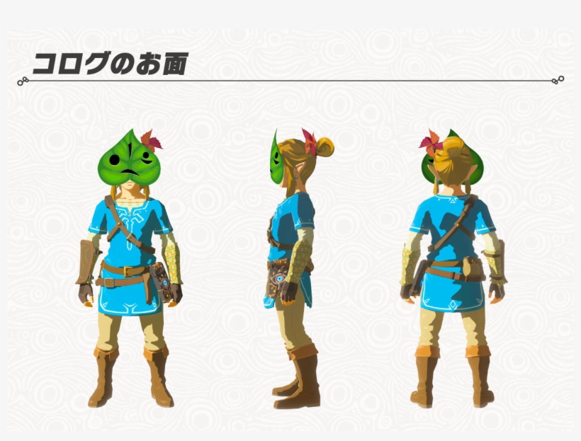 As You Probably Know Already, The Mask Is Based On - Breath Of The Wild Korok Mask, transparent png download