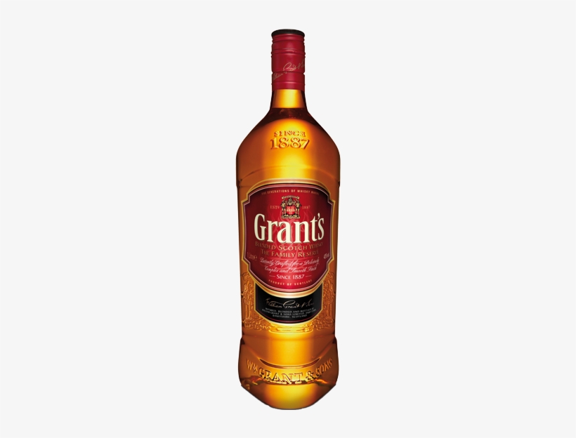 Grants Scotch Whisky 1 Litre, transparent png download