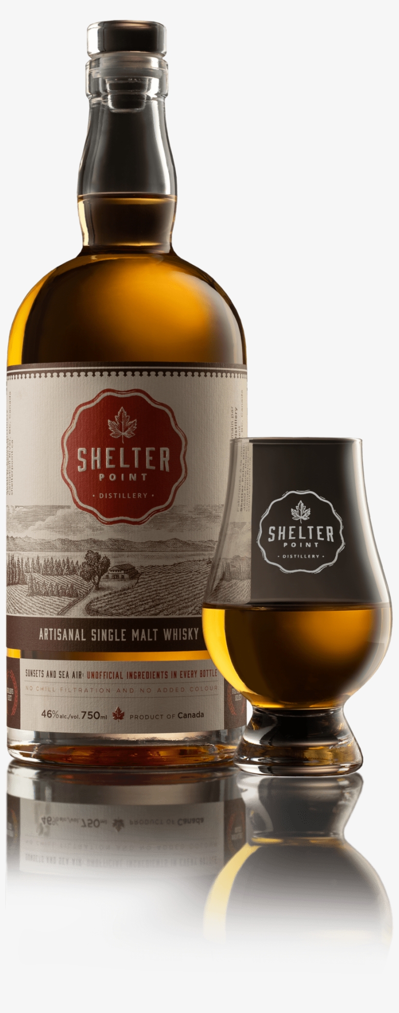 Shelter Point Double Distilled Single Malt Scotch Whisky - Scotch Whisky, transparent png download