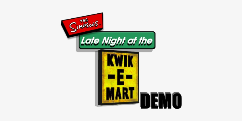 Late Night At The Kwik E Mart - Sign, transparent png download
