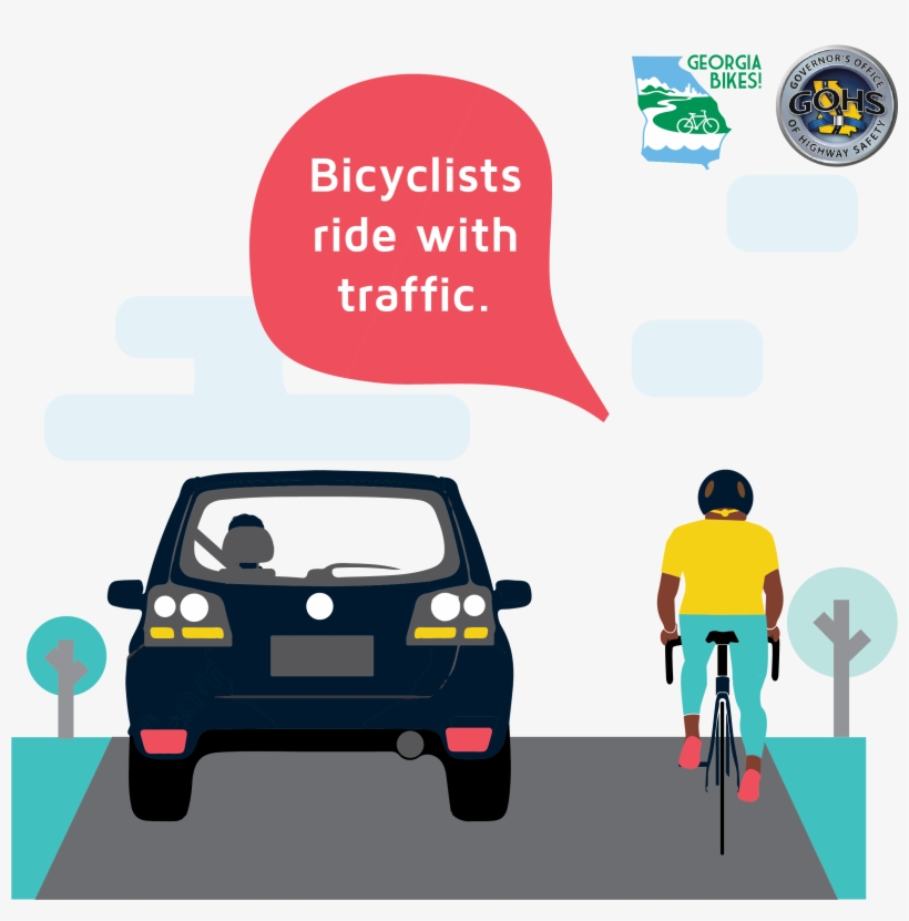 As Things Go, Cycling Is Social, “bicyclists May Lawfully - Bicycle, transparent png download