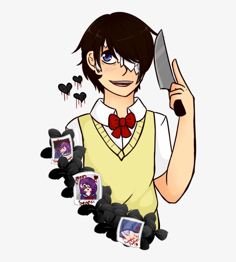 Vector Freeuse Library Is Here By Glitched Artist On - Yandere Kun Png, transparent png download