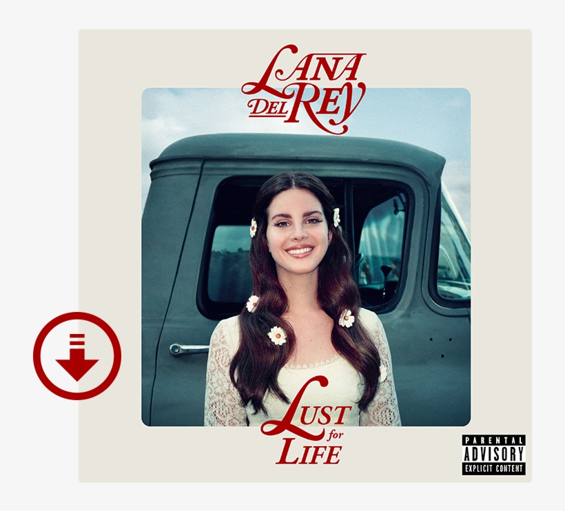 Double Tap To Zoom - Lana Del Rey Lust For Life Album Cover, transparent png download
