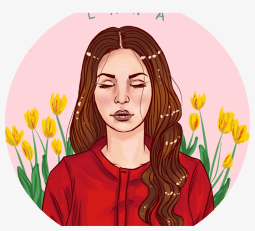 Lana Del Rey Sticker By Prismapansy On Deviantart - Lana Del Rey, transparent png download