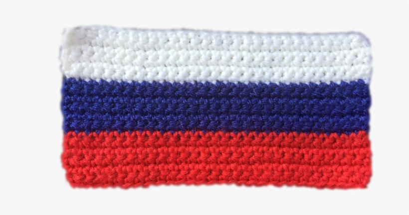 Flag Of Russia - Crochet Russian Flag, transparent png download