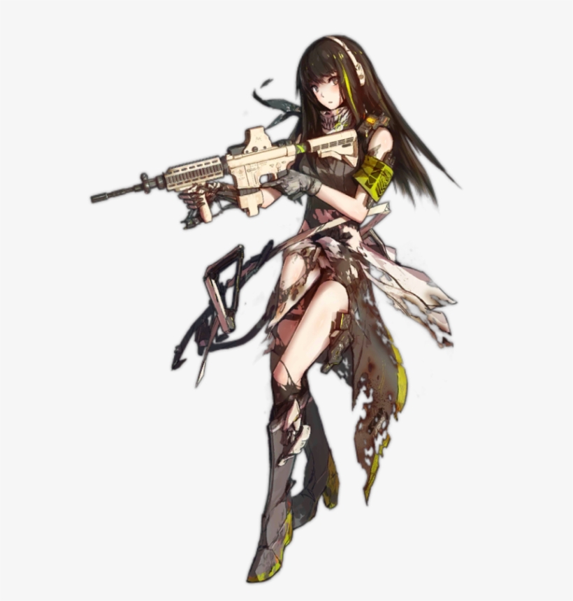 M4a1 D - M4 Sopmod Girls Frontline, transparent png download