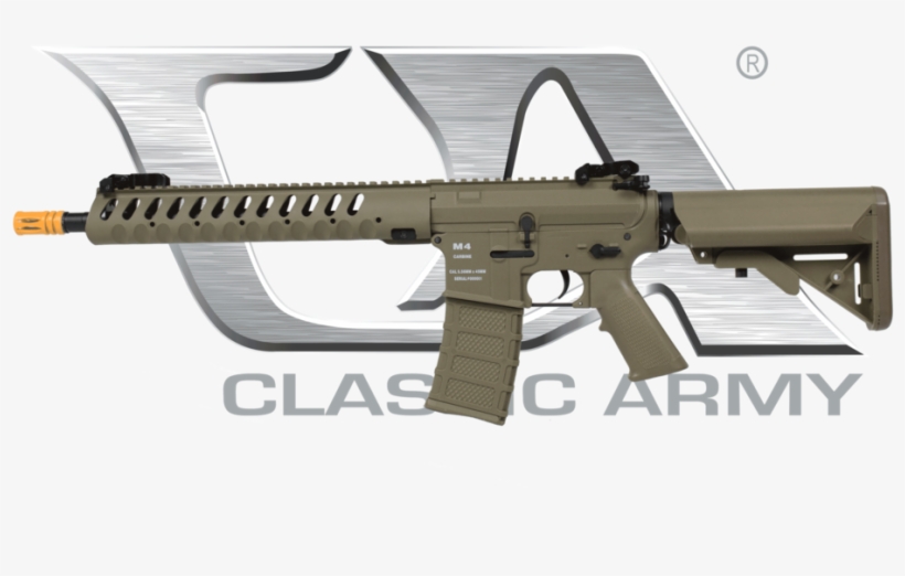 Classic Army M4 Delta 12 Aeg, Tan/dark Earth - Classic Army, transparent png download