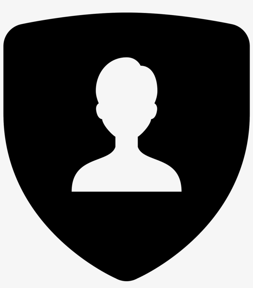 Escudo De Usuário Icon - Silhouette, transparent png download
