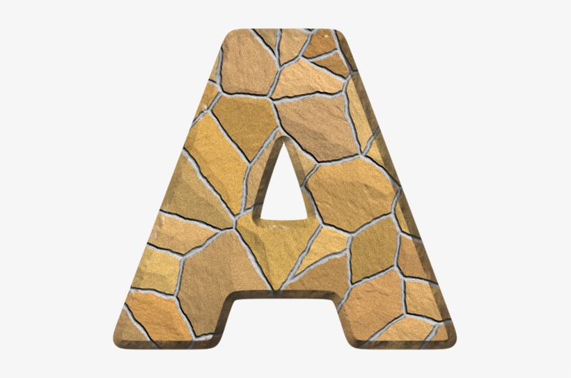 Stone Wall Letter A - Letter & Stone Transparent, transparent png download