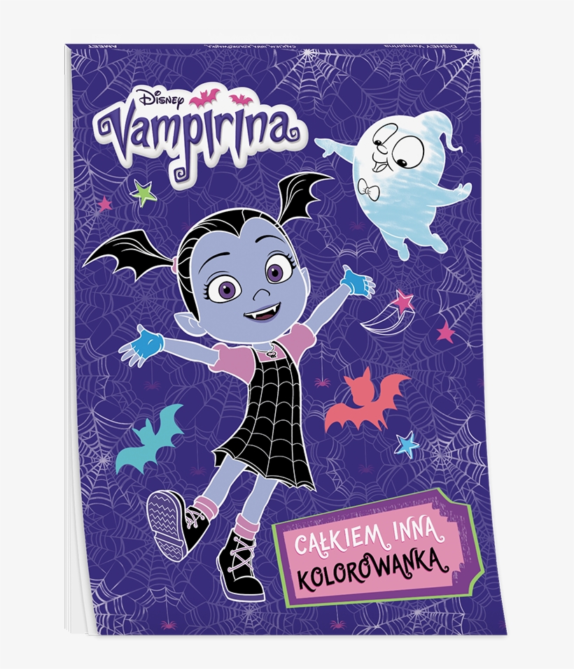 Całkiem Inna Kolorowanka - Vampirina Read-along Book And Cd Vee's Slumber Party, transparent png download