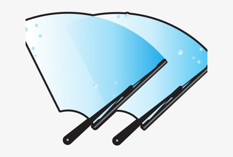 Blue Car Clipart Car Window Car Wipers Clipart PNG Image