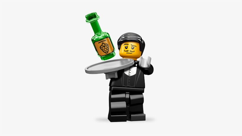 Waiter - Lego Minifig Waiter, transparent png download