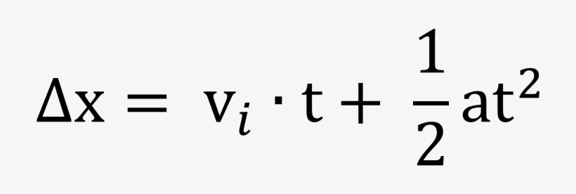 Second Equation Of Motion - Fourth Equation Of Motion, transparent png download