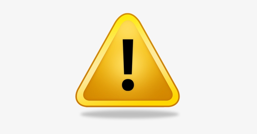 Warning Error Icon - Traffic Sign, transparent png download