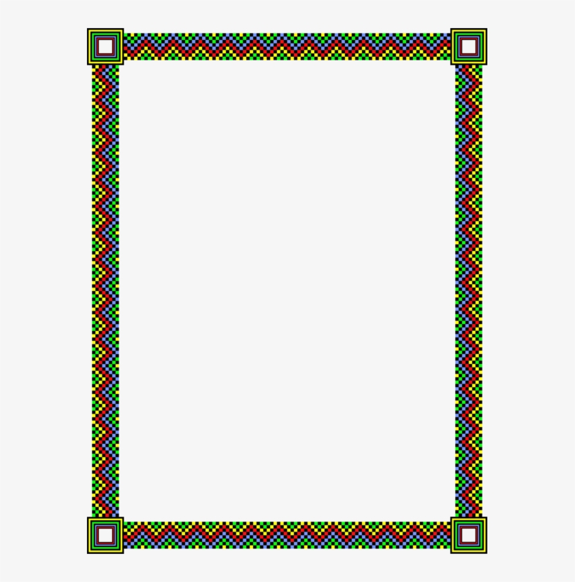 Computer Icons Pixel Art Halftone Speech Balloon Zigzag - Pixel Art Border, transparent png download