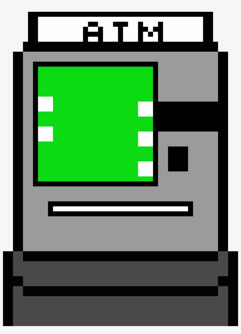 Atm Machine - Atm Pixel Art, transparent png download