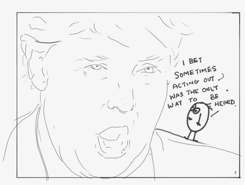 Trump - Line Art, transparent png download