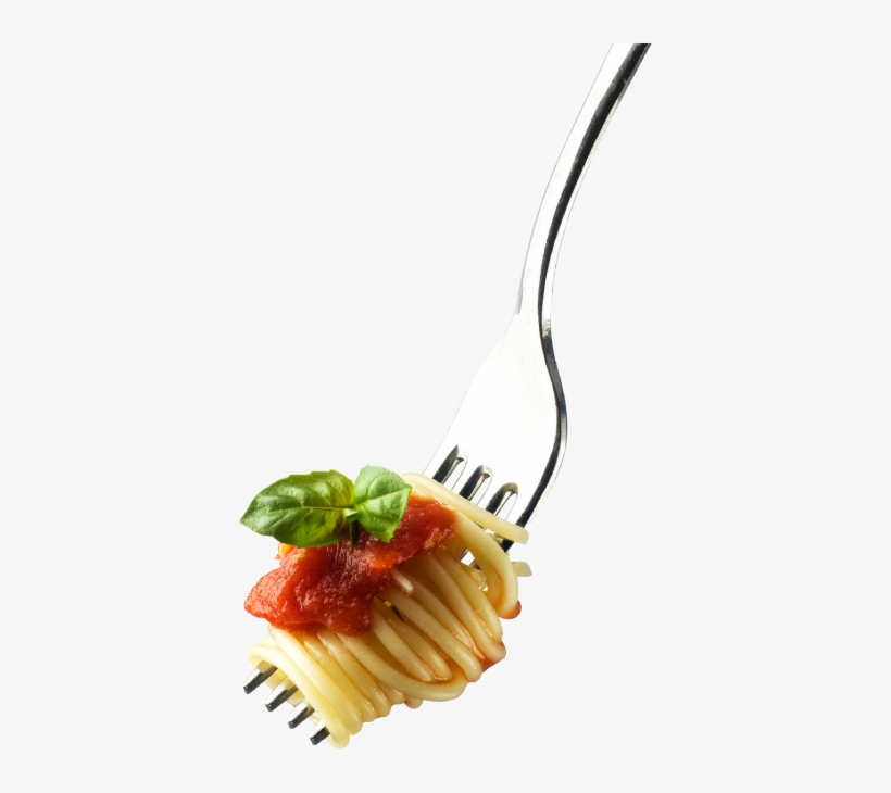 Food On Fork Png, transparent png download