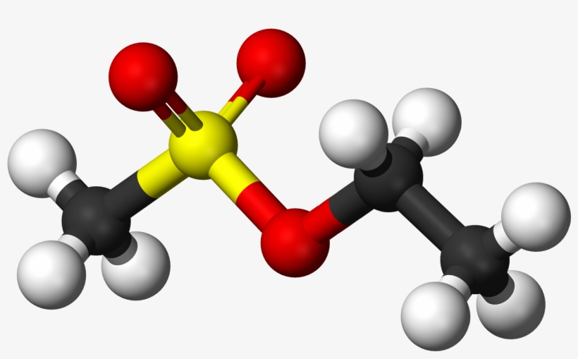 Ethyl Mesylate 3d Balls - Methanesulfonic Acid, transparent png download