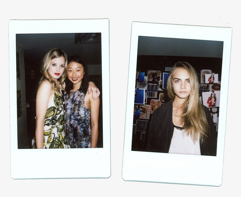 I Was Wearing This Lilya Dress From Style Milk, But - Cara Delevingne Polaroid, transparent png download