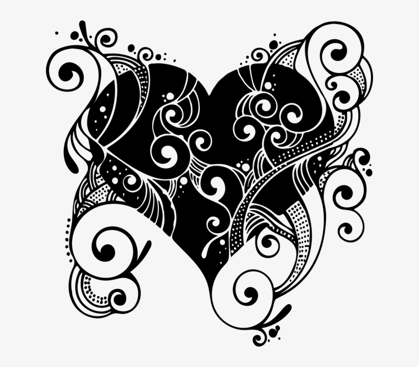 Mirror Mirror - Silhouette Heart, transparent png download