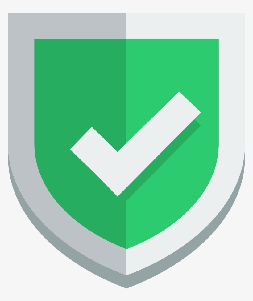 Shield Ok Icon - Shield Flat Icon Png, transparent png download