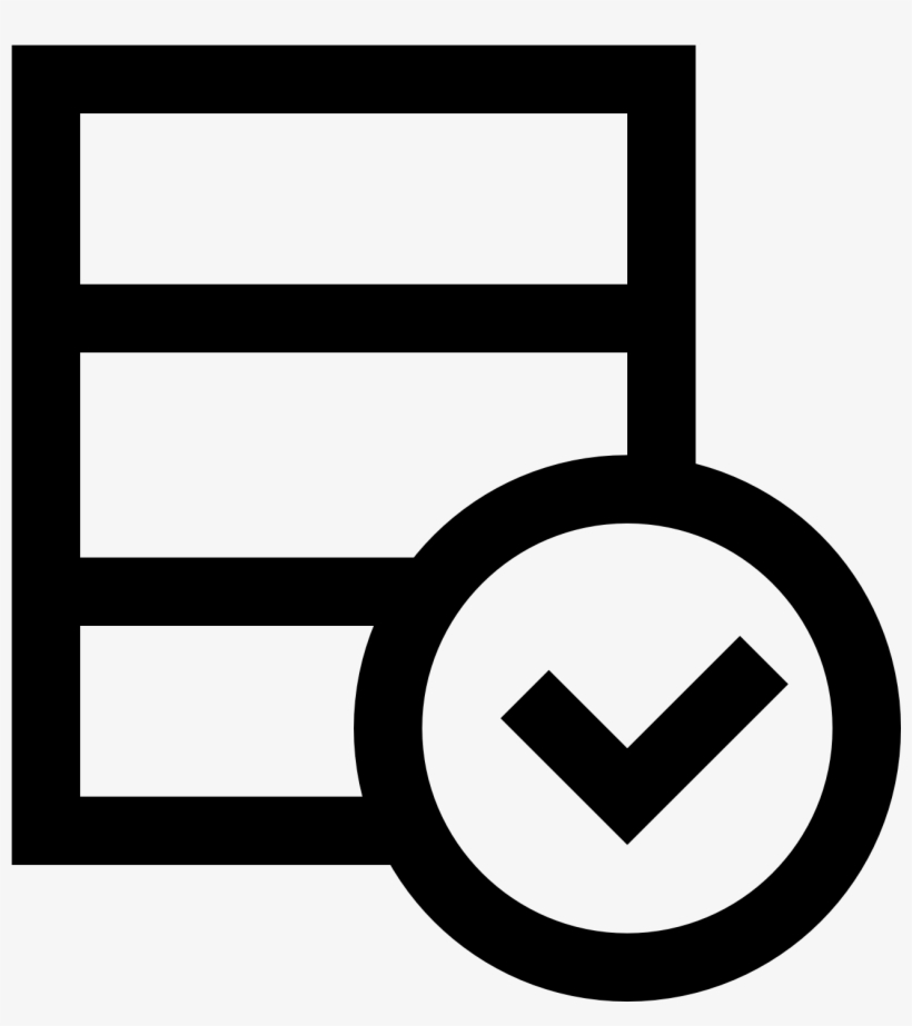 The Icon Is A Cylinder Of Three 3-d Discs Stacked On - Encryption Icon, transparent png download