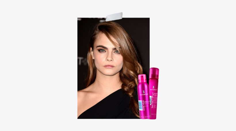 Cara Delevingne's New 'do - Cara Delevingne Wavy Hair, transparent png download