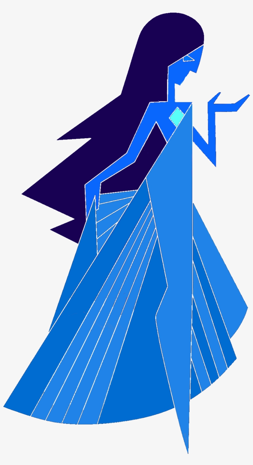 Blue Diamond Alone - Blue Diamond Alone Steven Universe, transparent png download