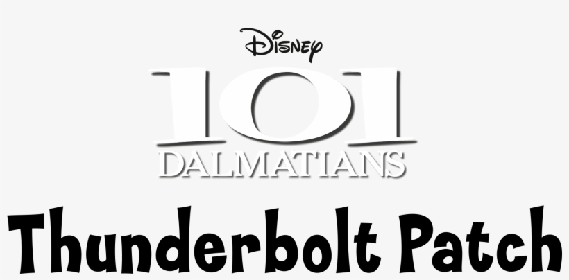 Thunderbolt Patch - 101 Dalmatians: Thunderbolt Patch, transparent png download