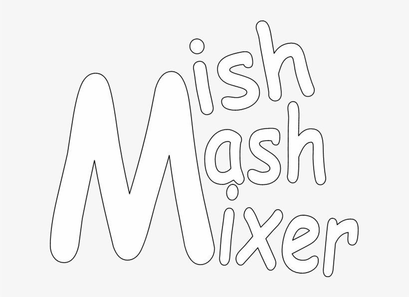 Mishmash#4-white - Calligraphy, transparent png download