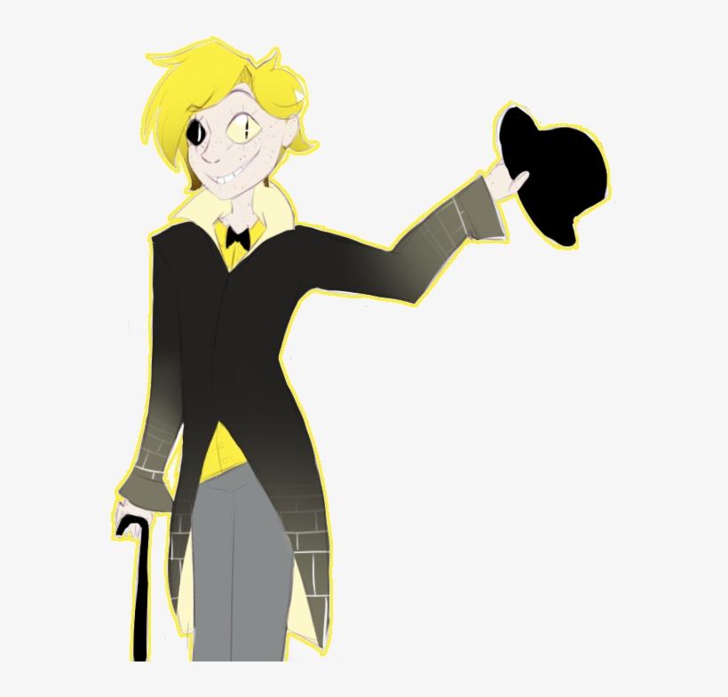Human Bill Cipher By Skystar Warrior - Human, transparent png download