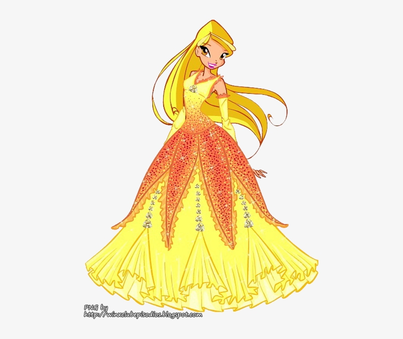 Galeria Wce Stella Winx Clup Pinterest Club - Winx Club Stella Dress, transparent png download
