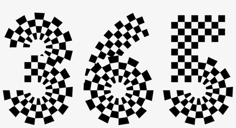 Pattern Typeface No - Checkerboard Number 3, transparent png download
