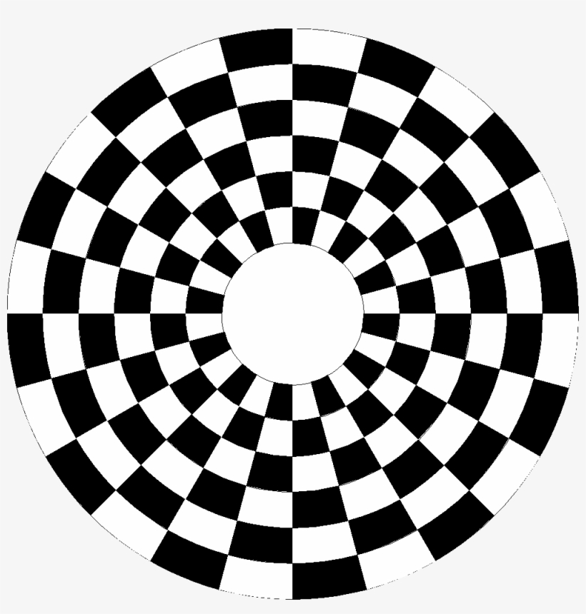 Checker Board Round Recycled Metal Sign Wall Décor Home Décor jan