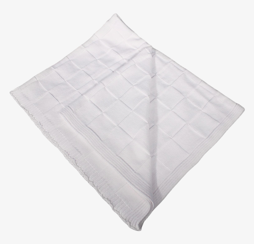 Checkerboard Pattern Cotton Knit Shawl Blanket Infants - Sticker, transparent png download
