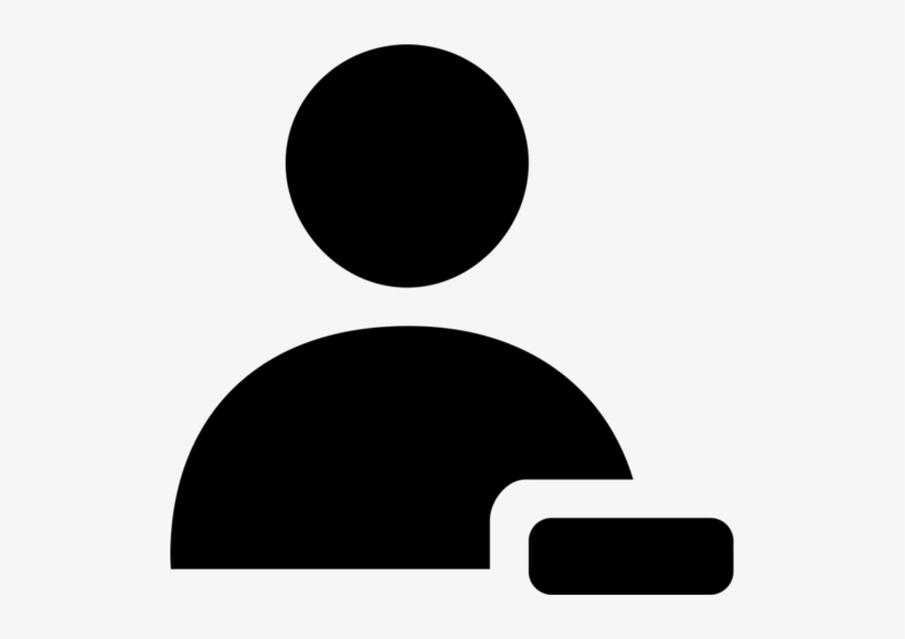 Person,minus,512x512 Icon - Icon, transparent png download