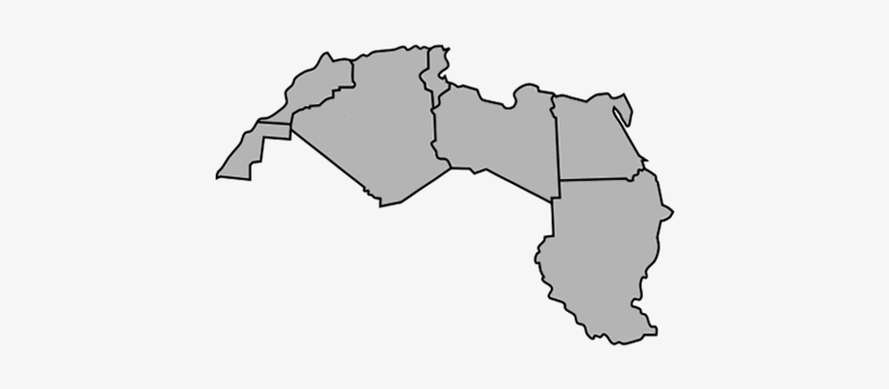 Africa Clipart North - North Africa Map Png, transparent png download