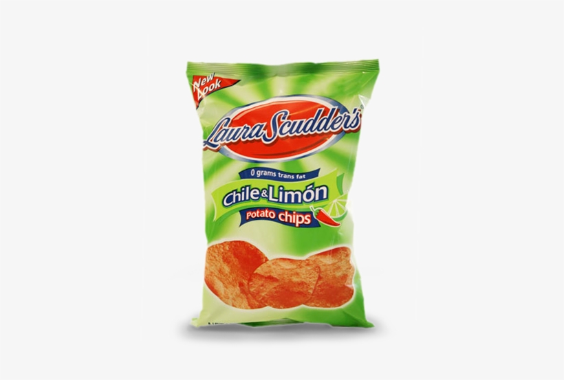 Chile Limon Chips - Laura Scudders Original Potato Chips - 5 Oz, transparent png download